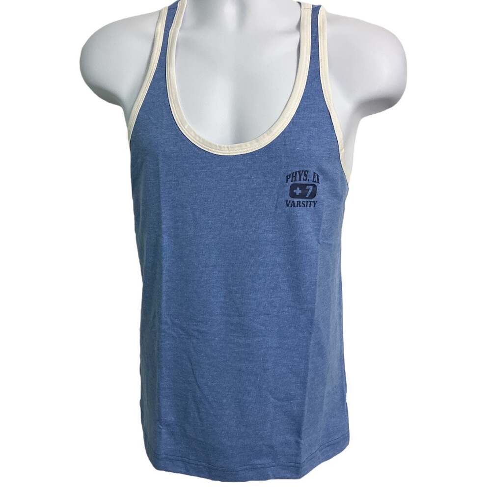 Andrew Christian Phys. Ed. Varsity Tank Athletic Blue Large
